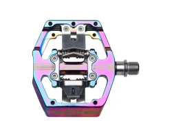 HT Pedals & Cleats|X3 Clipless Platform Pedals (Oil Slick) (9/16")