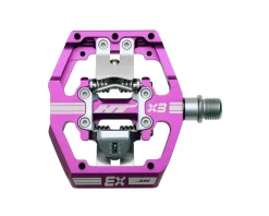 HT Pedals & Cleats|X3 Clipless Platform Pedals (Purple) (9/16")
