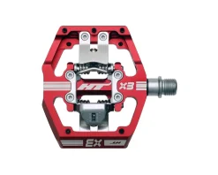 HT Pedals & Cleats|X3 Clipless Platform Pedals (Red) (9/16")