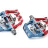 HT Pedals & Cleats|X2-SX Clipless BMX Platform Pedals (Stars and Stripes) (9/16")