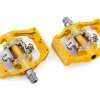 HT Pedals & Cleats|X2-SX Clipless BMX Platform Pedals (Gold) (9/16")
