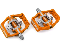 HT Pedals & Cleats|X2-SX Clipless BMX Platform Pedals (Orange) (9/16")