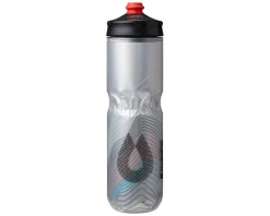 Hydrapak Water Bottles|Polar Surge Ascent Insulated Water Bottle (Silver) (24oz) (Single)