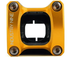 Industry Nine Stems & Parts|A318 Stem (Black/Gold) (31.8mm) (30mm) (8°)