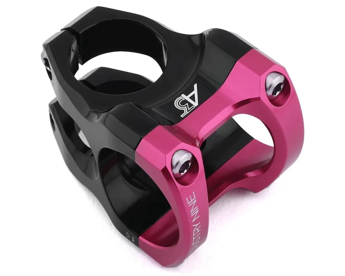 Industry Nine Stems & Parts|A35 Stem (Black/Pink) (35.0mm) (32mm) (9°)