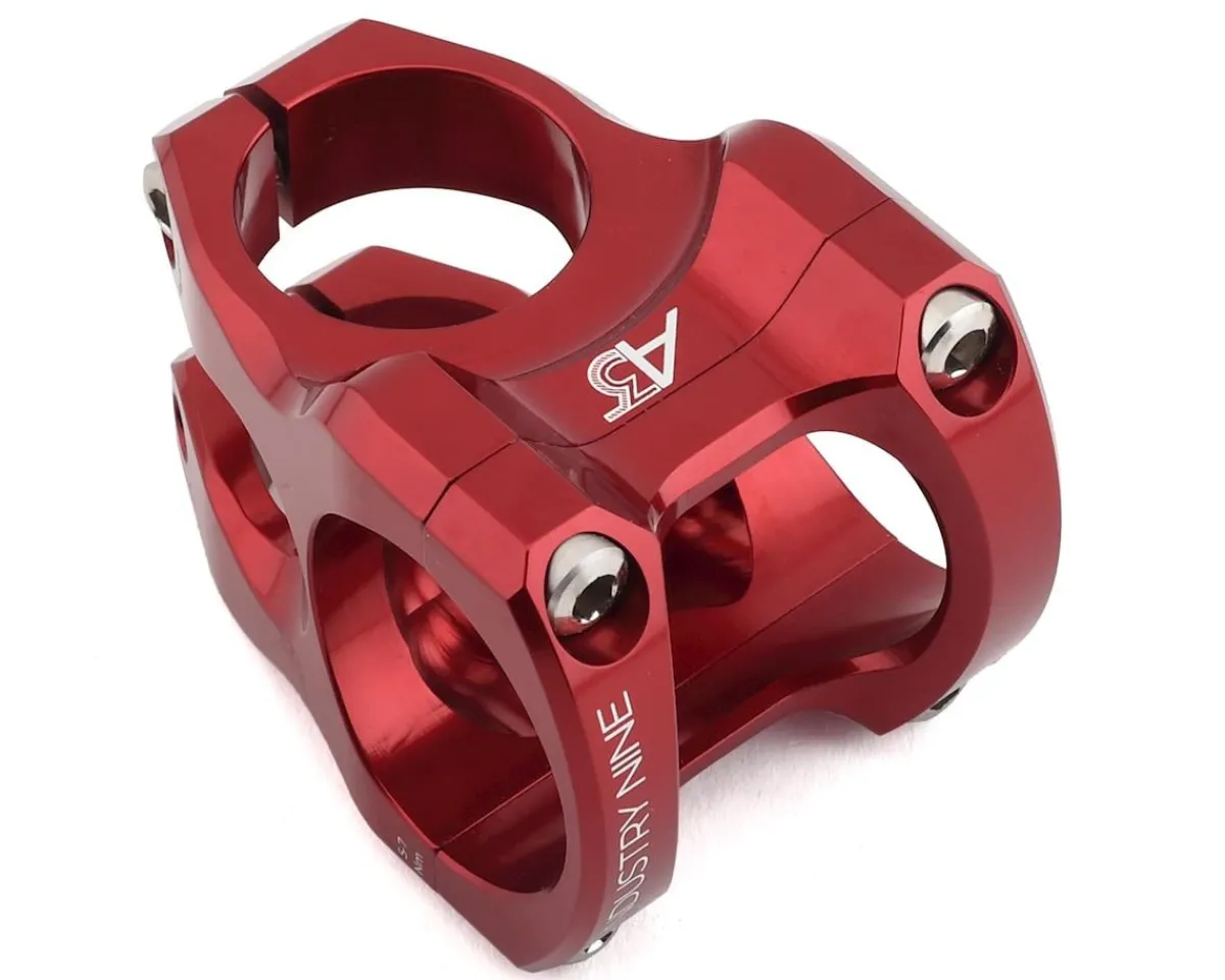 Industry Nine Stems & Parts|A35 Stem (Red) (35.0mm) (32mm) (9°)