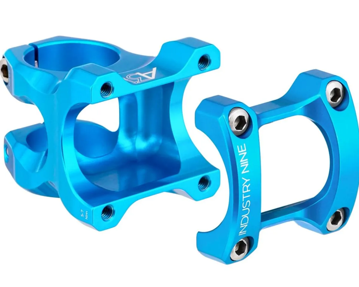 Industry Nine Stems & Parts|A318 Stem (Turquoise) (31.8mm) (30mm) (8°)