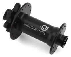 Industry Nine Wheels & Parts|101 Classic Front Disc Hub (Black) (6-Bolt) (15 x 110mm (Boost)) (32H)