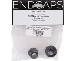 Industry Nine Wheels & Parts|Torch CL Mountain Rear Axle End Caps (Black) (12mm x 142/148mm) (Centerlock)