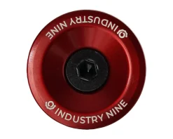 Industry Nine Stems & Parts|Headsets & Spacers|Ultra Light Aluminum Top Cap (Red) (1-1/8")