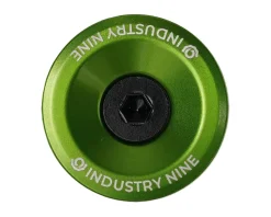 Industry Nine Stems & Parts|Headsets & Spacers|Ultra Light Aluminum Top Cap (Lime) (1-1/8")