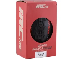 IRC Tires|Boken Double Cross Tubeless Tire (Black) (700c) (42mm) (High-Grip)