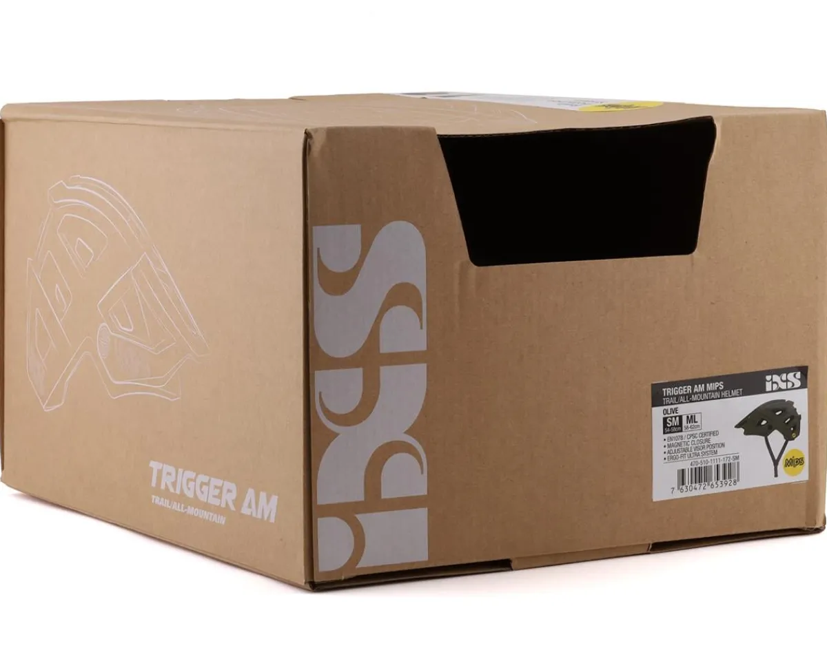 iXS Helmets|Helmets|Trigger AM MIPS Helmet (Olive) (S/M)