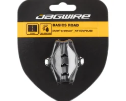Jagwire Brakes|Basics Road Molded Brake Pads (Black) (Threaded) (1 Pair)