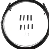 Jagwire Cables & Housing|Basics Shift Cable DIY Kit (Black) (For SRAM/Shimano) (Mountain & Road)