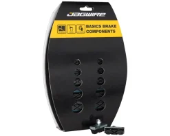Jagwire Brakes|Basics X-Caliper Brake Pads (Silver/Black) (Threaded Post) (20 Pairs)