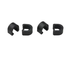 Jagwire Cables & Housing|C-Clip Housing/Hose Guide (Black) (Bag/50)