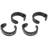 Jagwire Cables & Housing|Clip Ring for E-Bike Control Wires (Black) (19.0-22.2mm) (Pack of 4)