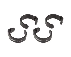 Jagwire Cables & Housing|Clip Ring for E-Bike Control Wires (Black) (19.0-22.2mm) (Pack of 4)