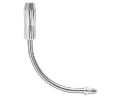 Jagwire Cables & Housing|Derailleurs & Parts|90 Degree Brake Noodle with Barrel Adjuster (Silver)