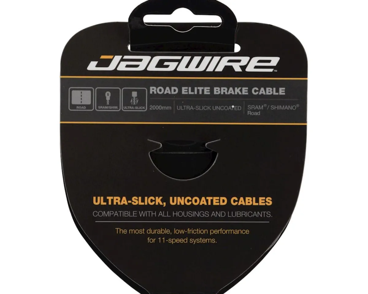 Jagwire Brakes|Elite Ultra-Slick Road Brake Cable (Stainless) (1.5mm) (2000mm) (1 Pack)