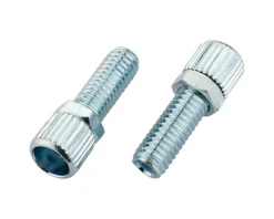 Jagwire Cables & Housing|Derailleurs & Parts|M6 Alloy Adjusting Barrel (Silver) (Bag/25)