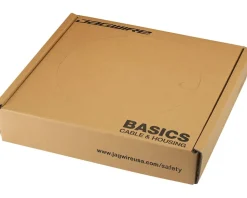 Jagwire Cables & Housing|4mm Basics Derailleur Housing (Black) (200 Meter Shop Box with End Caps)