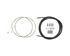 Jagwire Brakes|Cables & Housing|Mountain Pro Brake Cable Kit (Stealth Black) (Stainless) (1.5mm) (1500/2800mm) (w/ Housing)
