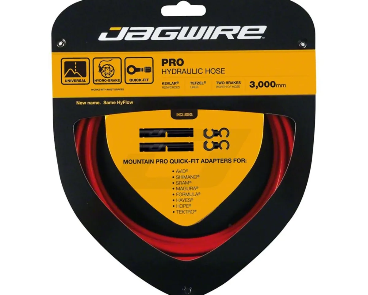 Jagwire Brakes|Cables & Housing|Mountain Pro Hydraulic Disc Hose Kit (Red) (3000mm) (Requires Mountain Pro Quick-Fit Kit)