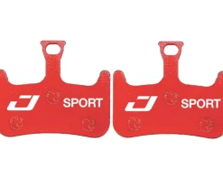 Jagwire Brakes|Mountain Sport Disc Brake Pads (Semi-Metallic) (Steel Backed) (Fits Hayes Dominion A2) (1 Pair)