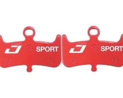 Jagwire Brakes|Mountain Sport Disc Brake Pads (Semi-Metallic) (Steel Backed)(Fits Hayes Dominion A4)(1 Pair)