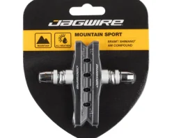 Jagwire Brakes|Mountain Sport V-Brake Pads (Black) (1 Pair)