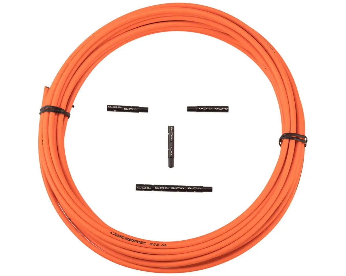 Jagwire Brakes|Cables & Housing|Pro Compressionless Brake Housing (Orange) (5mm) (10 Meters) (w/ Slick-Lube Liner)