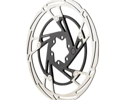 Jagwire Brakes|Pro LR2-E Ebike Disc Brake Rotor w/Magnet (Silver/Black) (6-Bolt) (180mm)