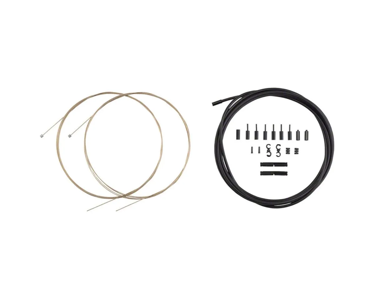 Jagwire Cables & Housing|Pro Shift Kit (Ice Grey) (For Shimano/SRAM) (1.1mm) (2300/2800mm) (Cables & Housing)