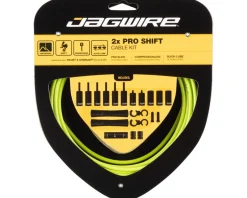 Jagwire Cables & Housing|Pro Shift Kit (Organic Green) (For Shimano/SRAM) (1.1mm) (2300/2800mm) (Cables & Housing)