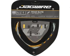Jagwire Brakes|Cables & Housing|Road Elite Link Brake Cable Kit (Gold) (1.5mm) (1350/2350mm) (w/ Housing)