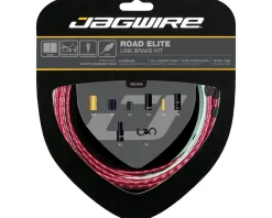 Jagwire Brakes|Cables & Housing|Road Elite Link Brake Cable Kit (Red) (1.5mm) (1350/2350mm) (w/ Housing)