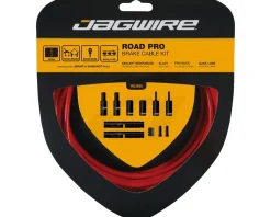 Jagwire Brakes|Cables & Housing|Road Pro Brake Cable Kit (Red) (Stainless) (1.5mm) (1500/2800mm) (w/ Housing)