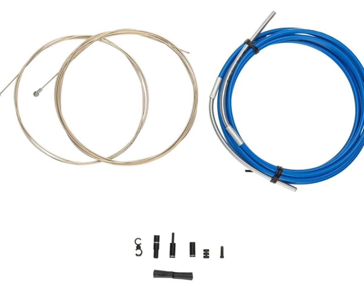 Jagwire Brakes|Cables & Housing|Road Pro Brake Cable Kit (SID Blue) (Stainless) (1.5mm) (1500/2800mm) (w/ Housing)