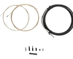 Jagwire Brakes|Road Pro Brake Cable Kit (Stealth Black) (Stainless) (1.5mm) (1500/2800mm) (w/ Housing)