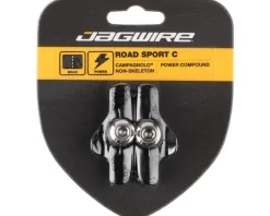 Jagwire Brakes|Road Sport C Brake Pads (Black) (Campagnolo Non-Skeleton) (1 Pair)