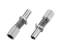 Jagwire Cables & Housing|Derailleurs & Parts|Road Sport Frame Mount Mickey Adjusting Barrels (Chrome) (2)