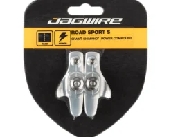 Jagwire Brakes|Road Sport S Brake Pads (Silver) (For Shimano/SRAM) (1 Pair)