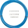Jagwire Brakes|Cables & Housing|Sport Brake Housing (Blue) (5mm) (10 Meters) (w/ Slick-Lube Liner)