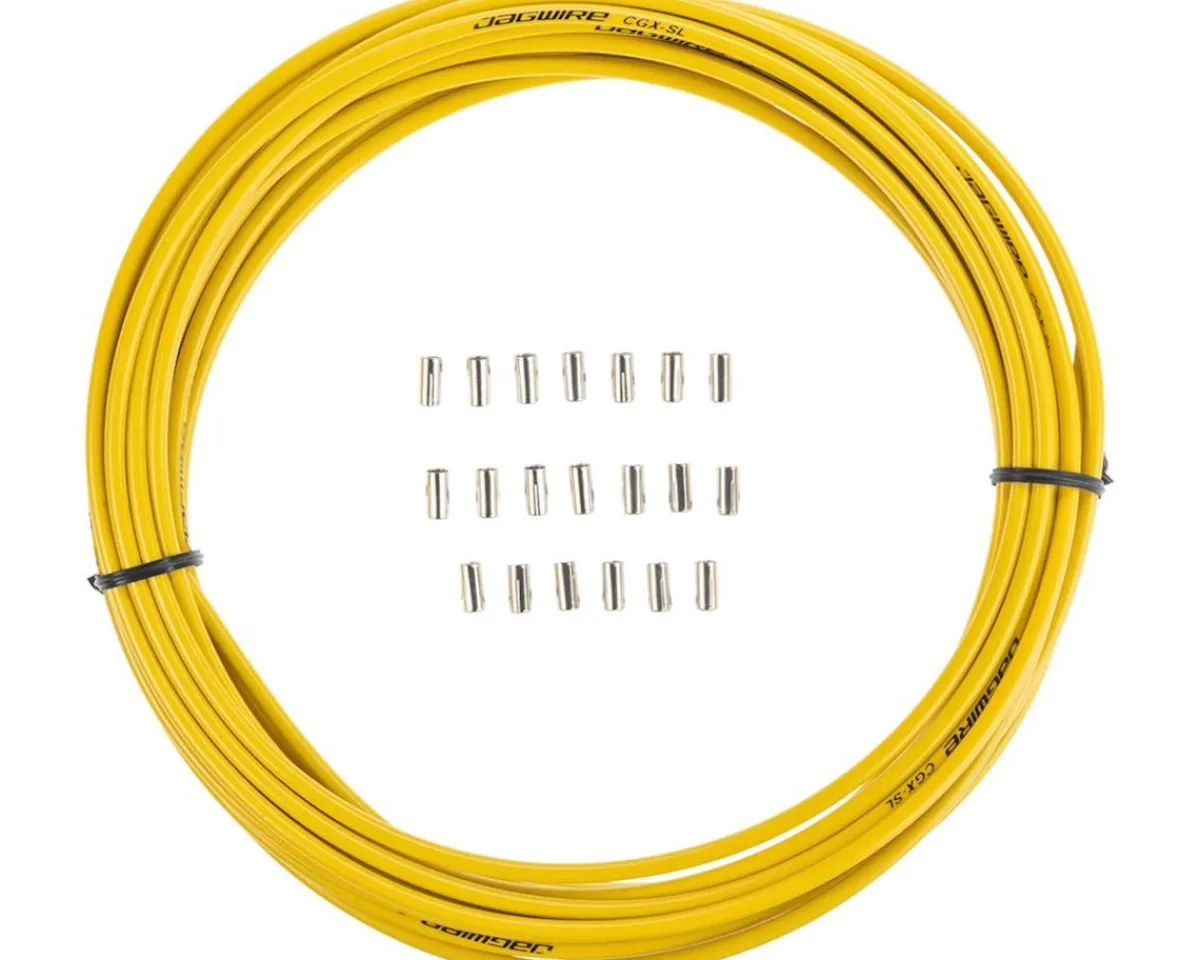 Jagwire Brakes|Cables & Housing|Sport Brake Housing (Yellow) (5mm) (10 Meters) (w/ Slick-Lube Liner)