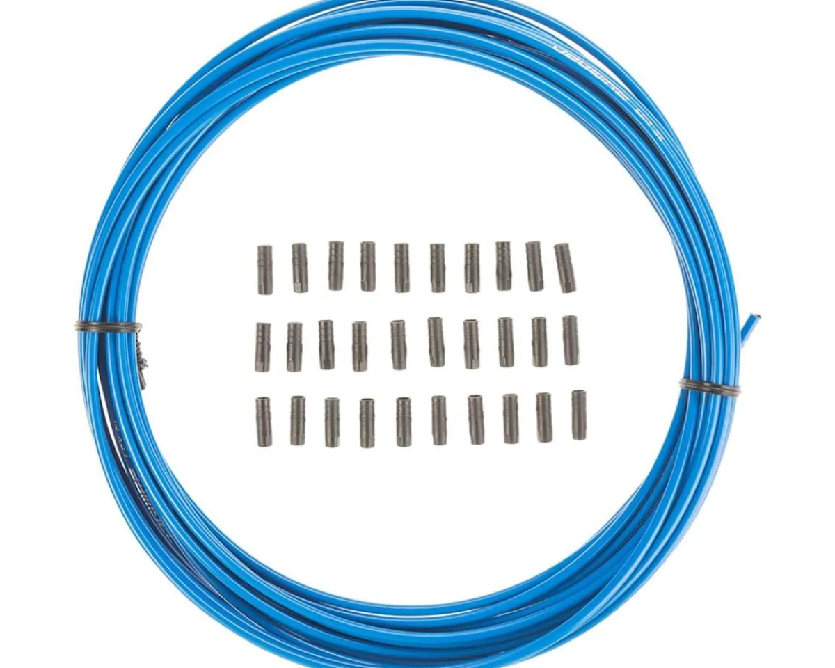 Jagwire Cables & Housing|Sport Derailleur Cable Housing (Blue) (4mm) (10 Meters) (w/ Slick-Lube Liner)