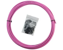 Jagwire Cables & Housing|Sport Derailleur Cable Housing (Pink) (4mm) (10 Meters) (w/ Slick-Lube Liner)