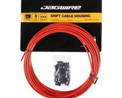 Jagwire Cables & Housing|Sport Derailleur Cable Housing (Red) (4mm) (10 Meters) (w/ Slick-Lube Liner)