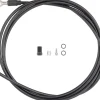 Jagwire Brakes|Cables & Housing|Sport DOT Hydraulic Hose Kit (Black) (2000mm) (For SRAM G2, Guide (B1))